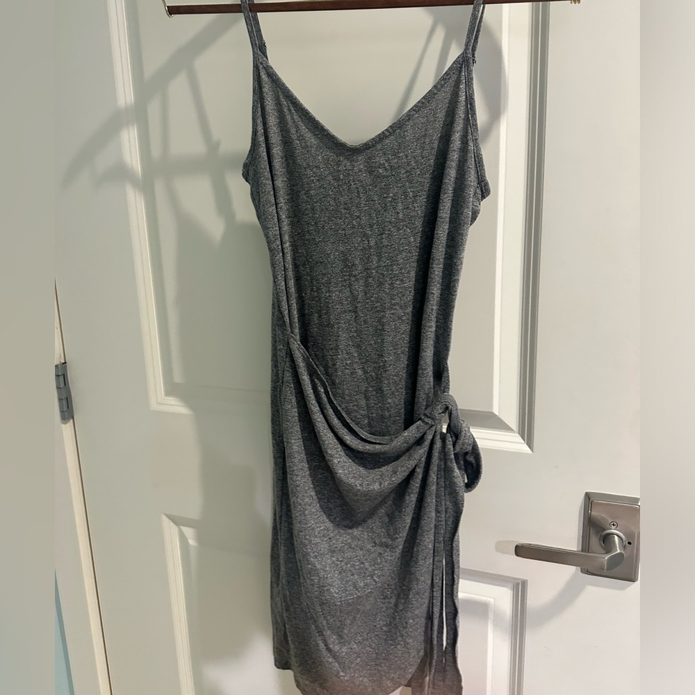 n:Philanthropy Dress.Wrap Skirt Sleeveless Side Tie Black Women's Size S